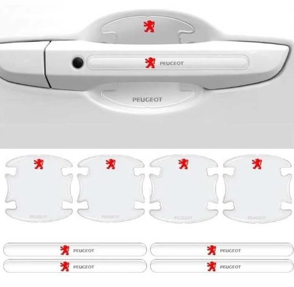 Наклейки защитные с маркой автомобиля Peugeot на дверные ручки и под дверные ручки Прозрачный (1992673129) - фото 2 Наклейки защитные с маркой автомобиля Peugeot на дверные ручки и под дверные ручки Прозрачный (1992673129) - фото 2
