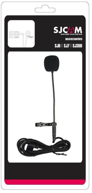 Микрофон внешний с клипсой Sjcam для SJ6 Legend SJ7 Star SJ8 SJ360