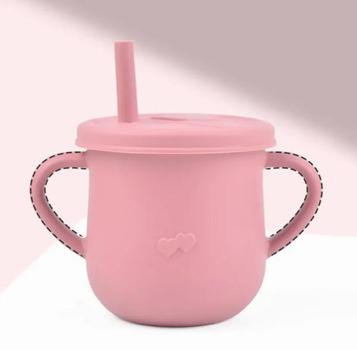 Набор силиконовой посуды для детей 6в1 на присосках Розовый (33274) - фото 3 Набор силиконовой посуды для детей 6в1 на присосках Розовый (33274) - фото 3