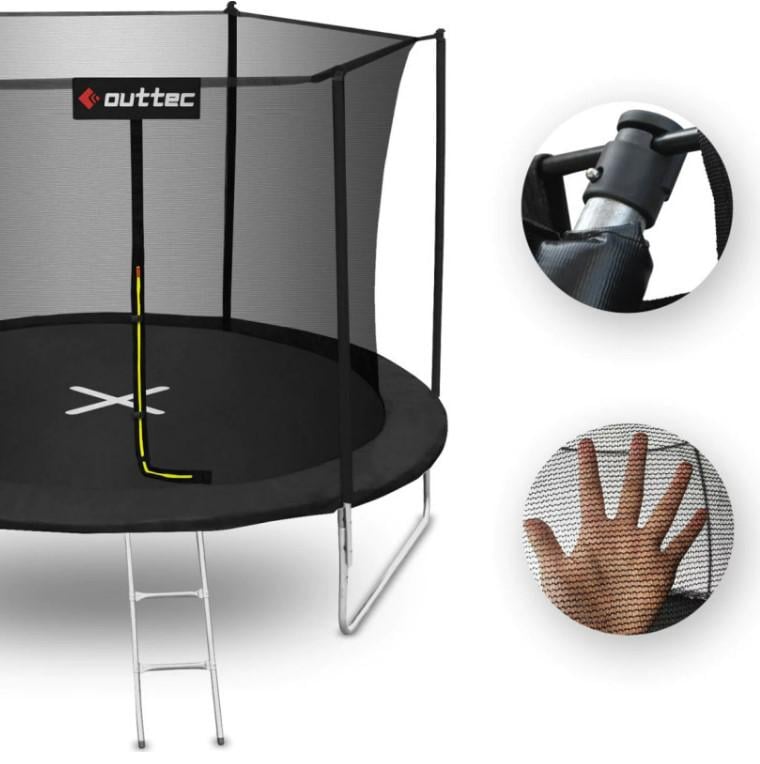 Батут с внутренней сеткой Outtec Inside Net 8 футов 252 см Черный (V312180) - фото 3 Батут с внутренней сеткой Outtec Inside Net 8 футов 252 см Черный (V312180) - фото 3