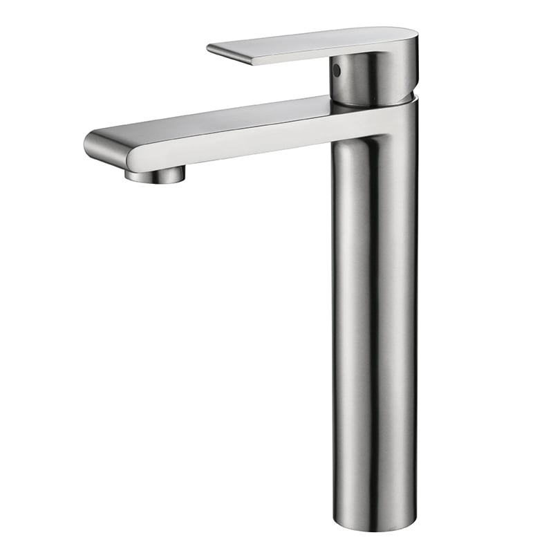 Смеситель для умывальника KOER KI-11015-02 высокий из нержавеющей стали (KR4782)