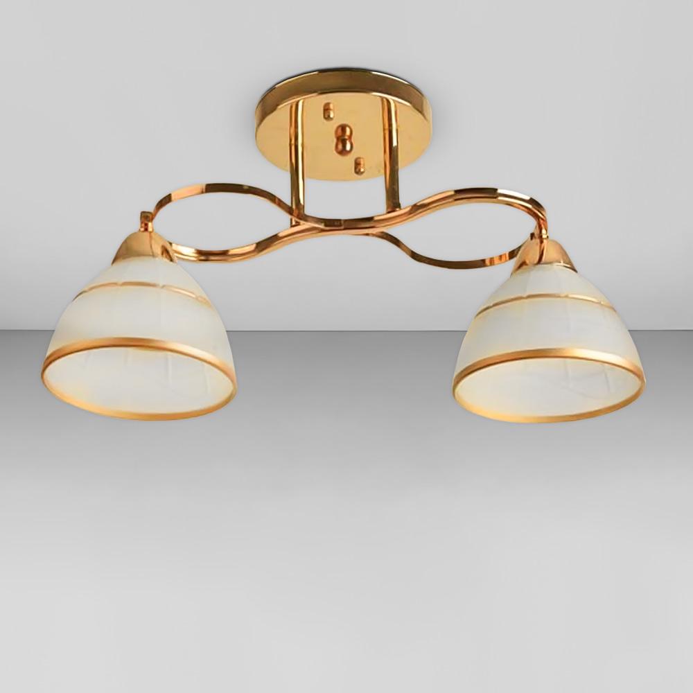 Люстра потолочная Light House SRS-18932/2 Золотой/Белый