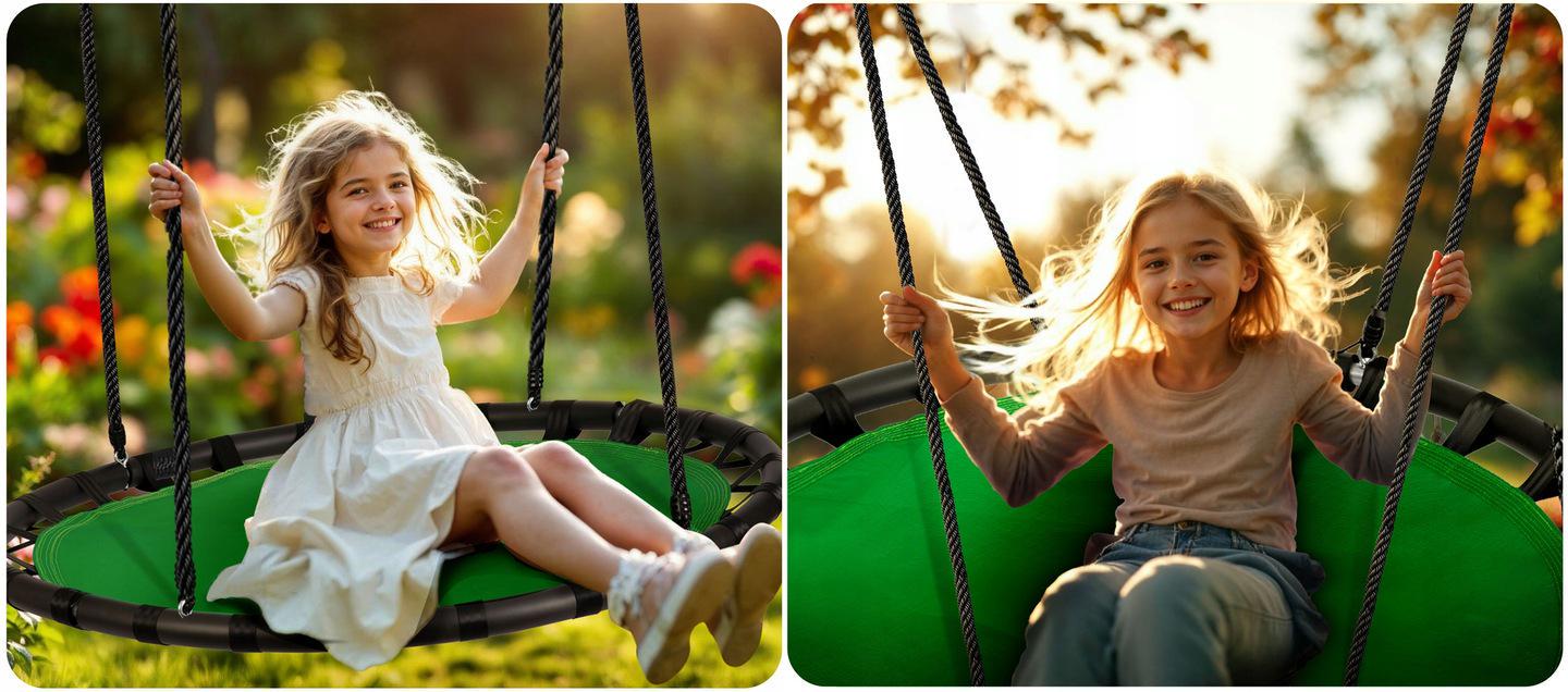 Кресло-качалка большая NEO-SPORT SWINGO XXL 120 см - фото 7