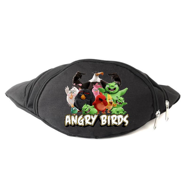 Поясна сумка-бананка Cappuchino toys Енгрі Бердс Angry Birds Heroes Чорний (2064147804)