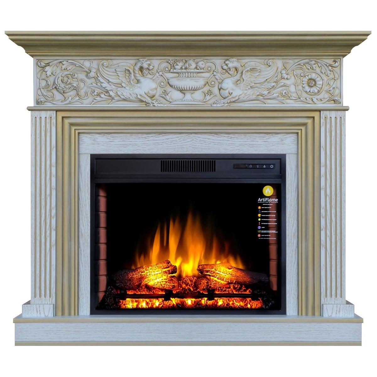 Каминокомплект ArtiFlame Residence AF28S Булый дуб