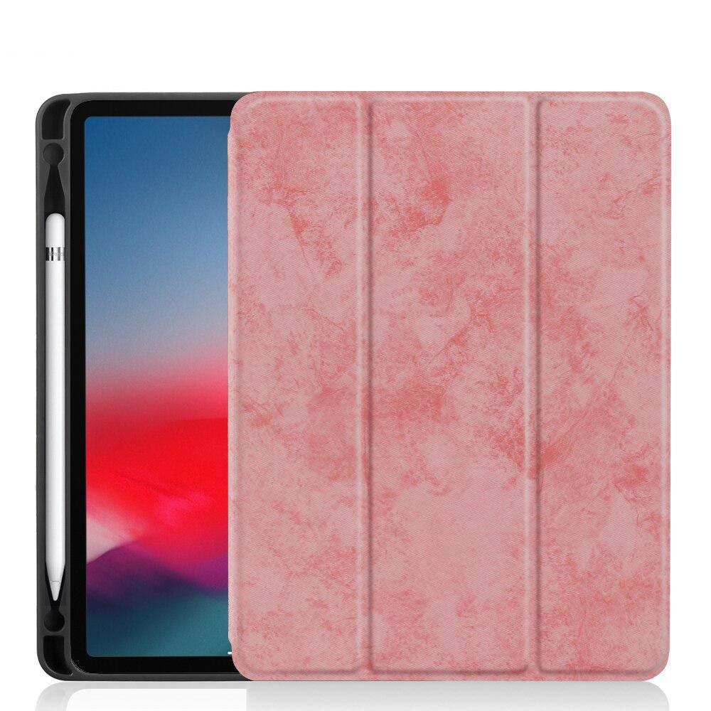 Чехол-книжка Comma Leather Case with Pen Holder Series for iPad Pro 11 2Gen, Pink - фото 2