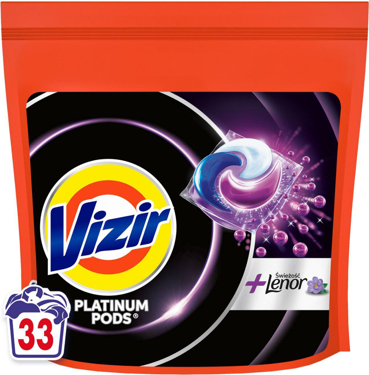 Капсули для прання Vizir Platinum PODS для темних речей 33 шт. (21727672)