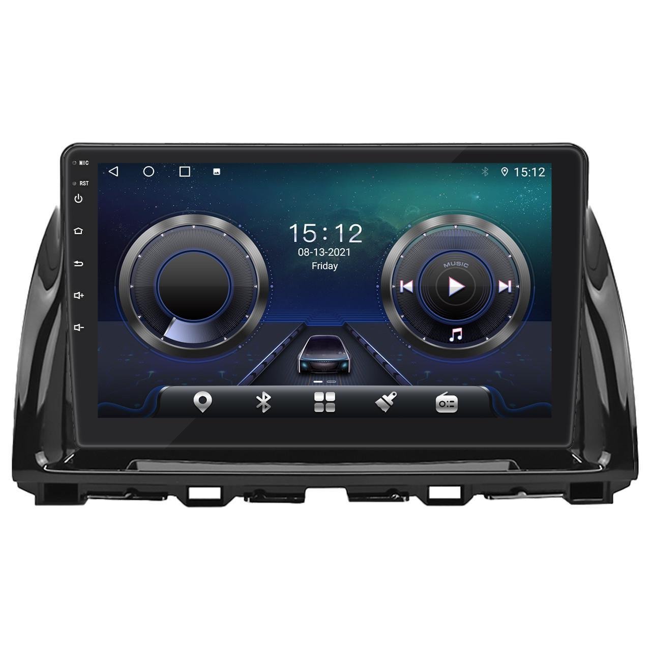 Автомагнитола штатная Lesko для Mazda CX-5 I рестайлинг 2015-2017 10" 4/64Gb 4G Wi-Fi GPS Top MOB