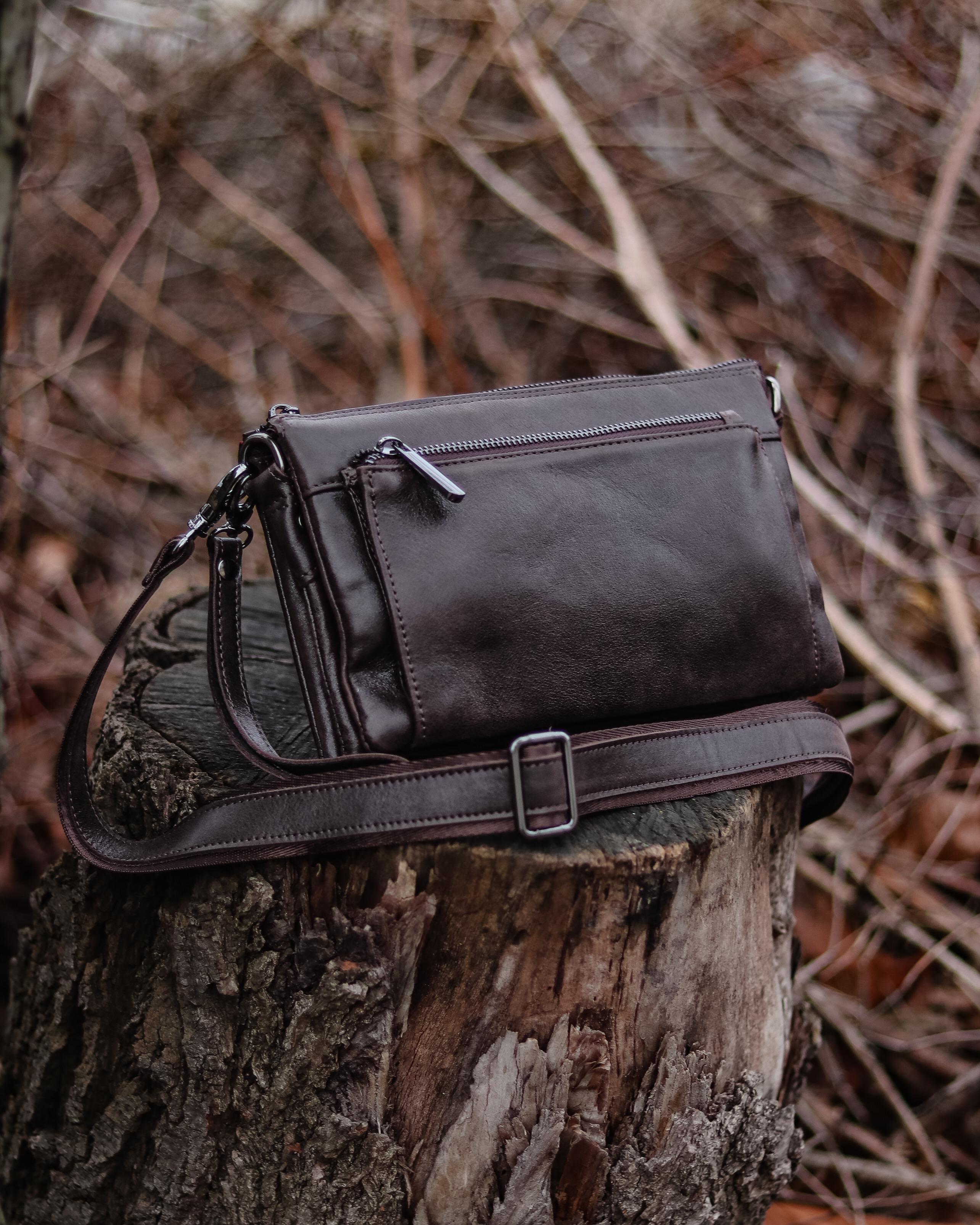 Клатч мужской 23х15 см (KR 137 COFFEE)