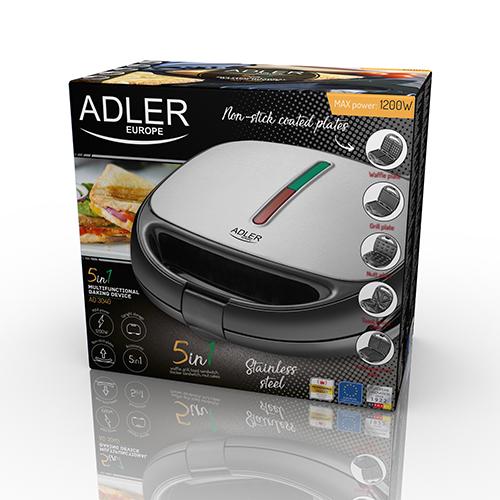 Мультипекар Adler AD 3040 5в1 багатофункціональний (id_539)