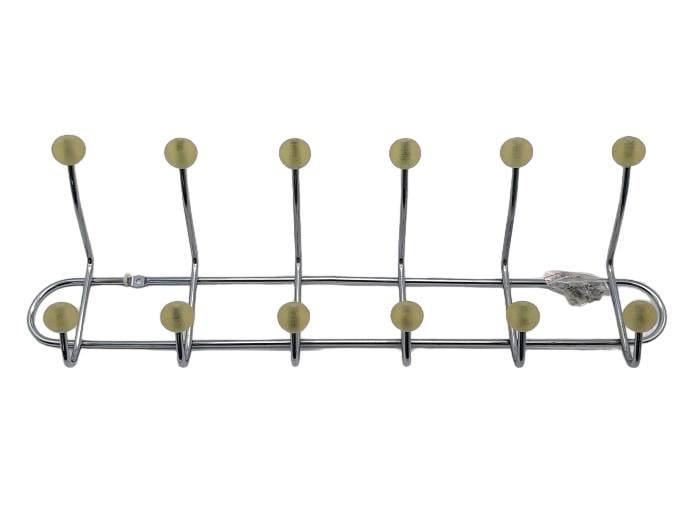 Вешалка для верхней одежды настенная AE-487 на 6 крючков металлическая L 51 см W 16 см (438593987) Вешалка для верхней одежды настенная AE-487 на 6 крючков металлическая L 51 см W 16 см (438593987)