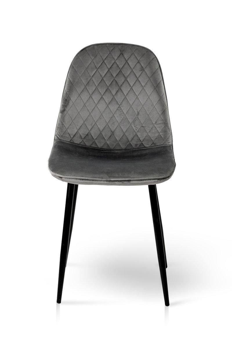 Стул кухонный Марс Мікс Меблі Велюр Серый - фото 1 Стул кухонный Марс Мікс Меблі Велюр Серый - фото 1