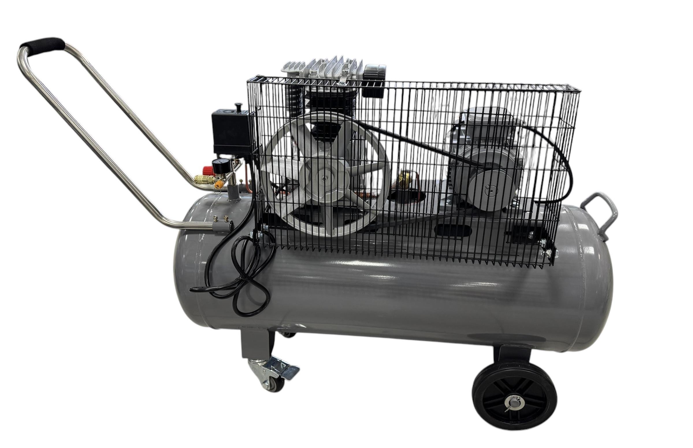 Компрессор поршневой ShiningBerg 100102 380В 50 л - фото 2