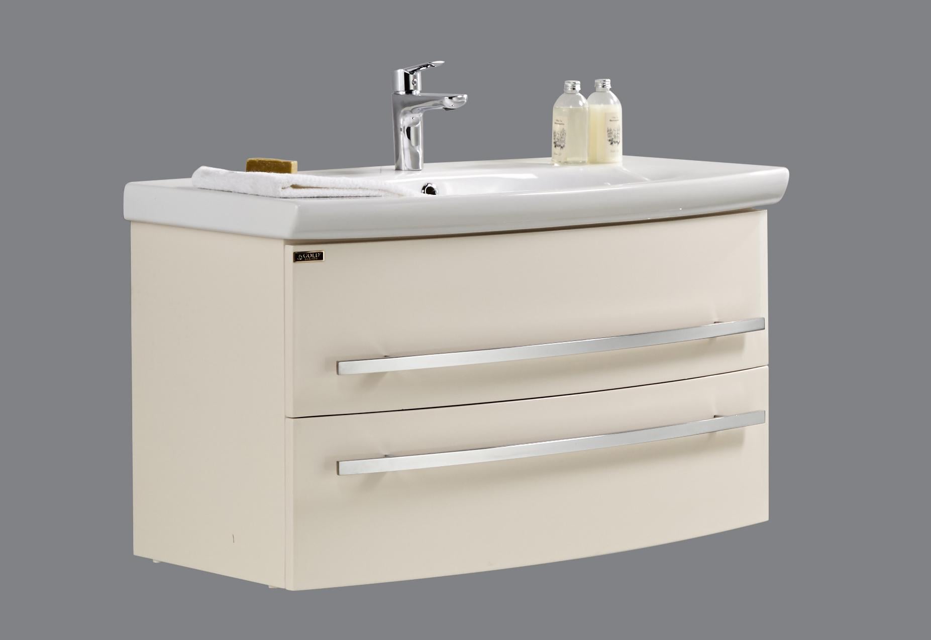 Підвісна тумба з умивальником GOLD Ban-Yom Valentino 100В 900х510х550 мм