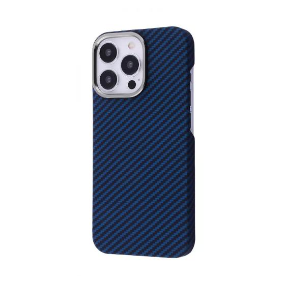 Чехол-накладка для телефона WAVE Premium Carbon Slim with Magnetic Ring iPhone 13 Pro blue (381600004) Чехол-накладка для телефона WAVE Premium Carbon Slim with Magnetic Ring iPhone 13 Pro blue (381600004)