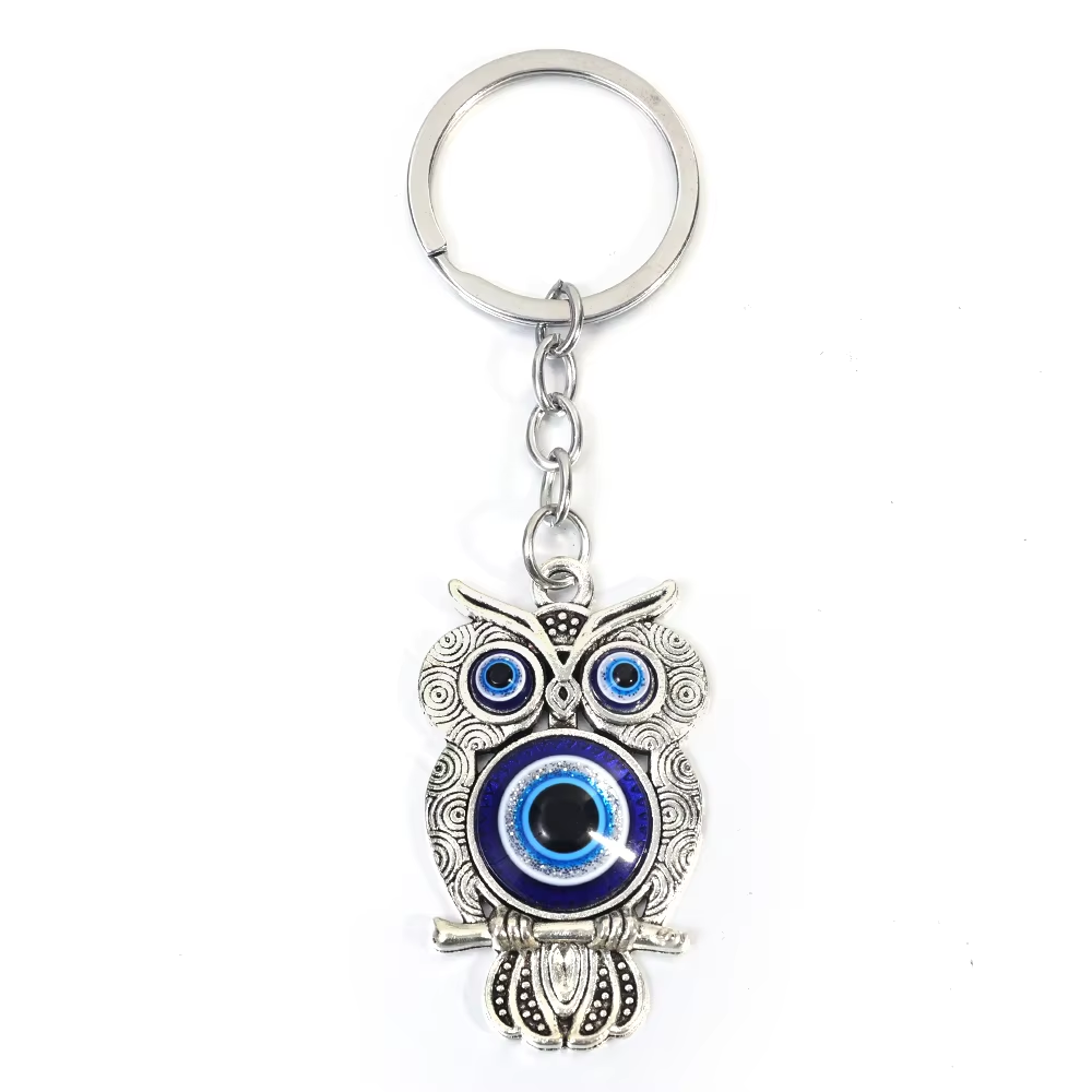 Брелок с изображением совы OWL Темно-синий (2989769520)