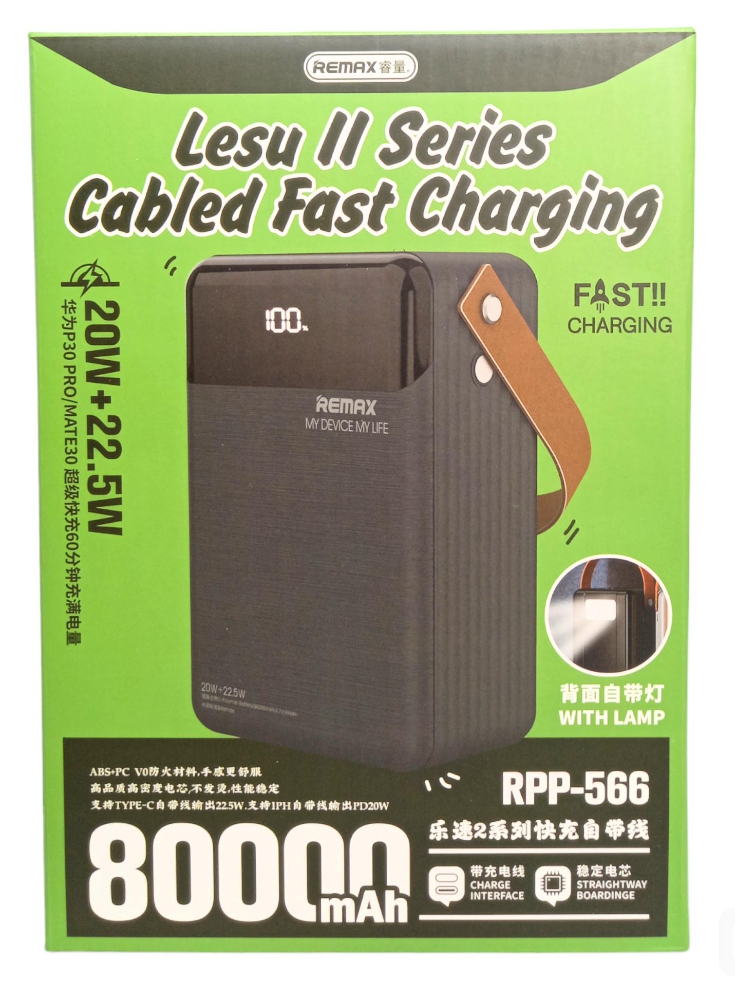 Повербанк Remax RPP-566 80000 mAh 22,5 W - фото 8