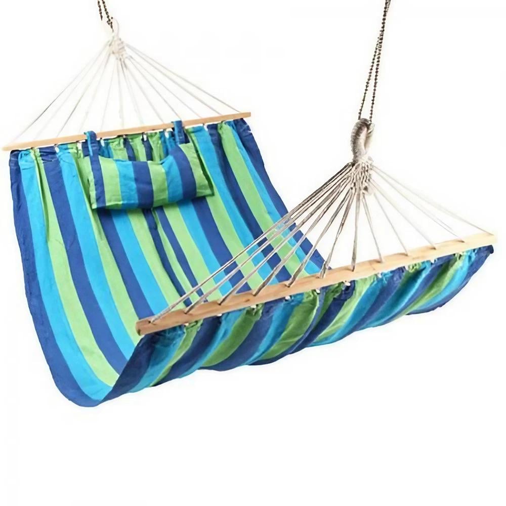 Гамак с подушкой Stenson WSI65013-7 200x100 см Синий (565627)