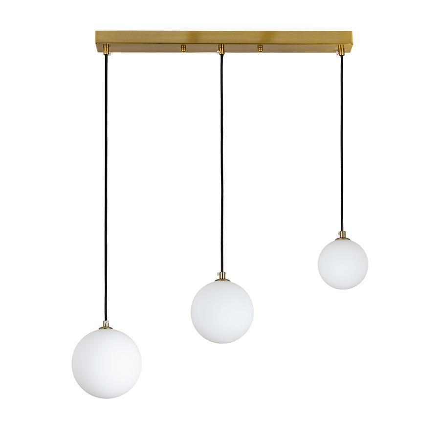 Светильник подвесной Lighthouse LS-19537-3 BRZ/WH 500 плафон белый Бронзовый