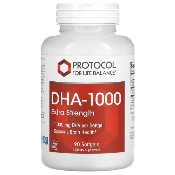 Омега 3 Protocol for Life Balance DHA-1000 Extra Strength 90 мягких капс. (000026353)