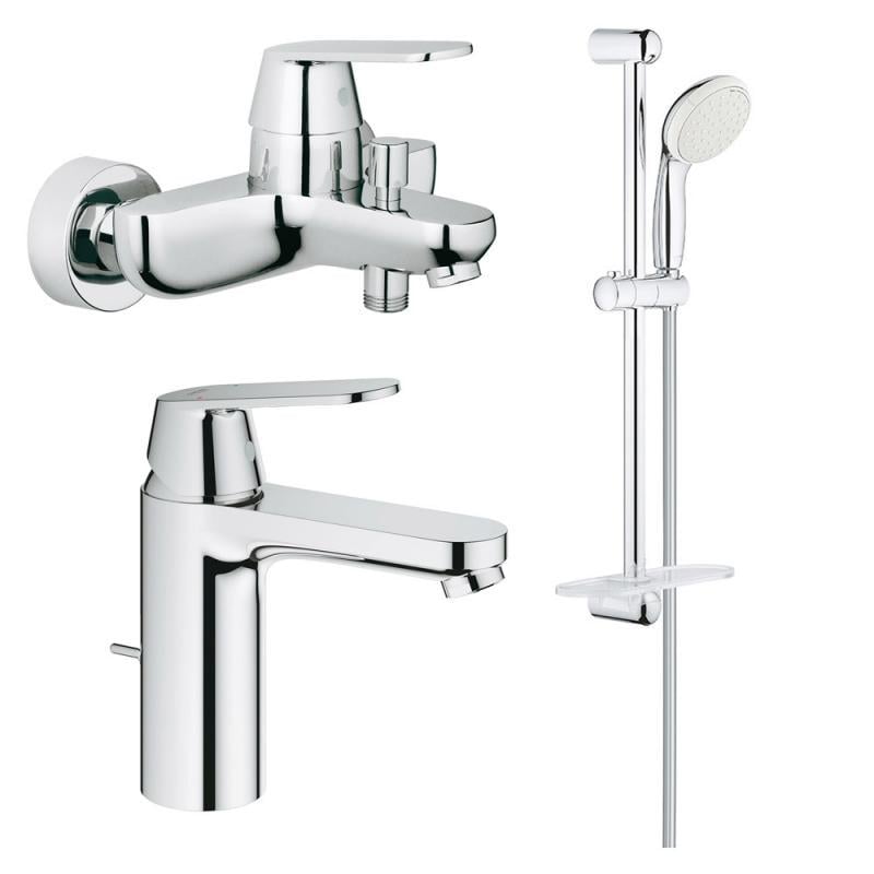 Набор смесителей для ванны Grohe EX Eurosmart Cosmopolitan 126112M Хром (32831000+23325000+27926001)