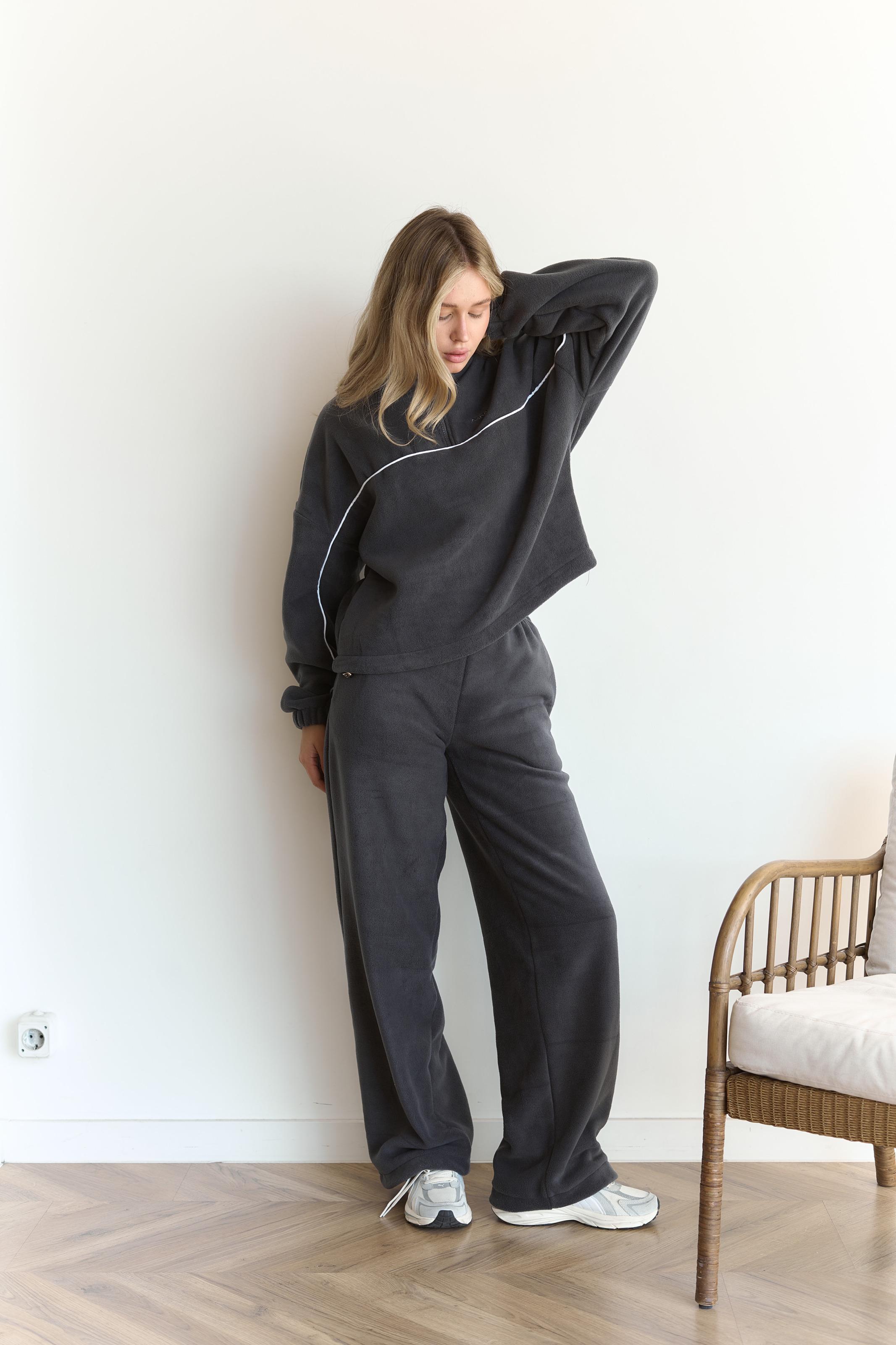 Костюм флісовий FLOW L/XL Графіт (10105LXL) - фото 3 Костюм флісовий FLOW L/XL Графіт (10105LXL) - фото 3