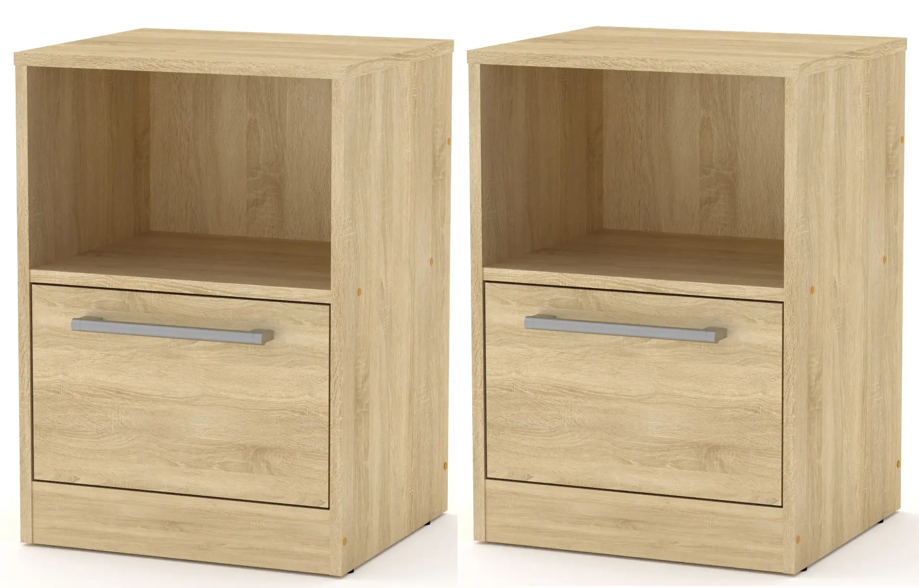Тумба приліжкова комплект 2 шт. Компаніт ПКТ-6 Дуб сонома (26654168)
