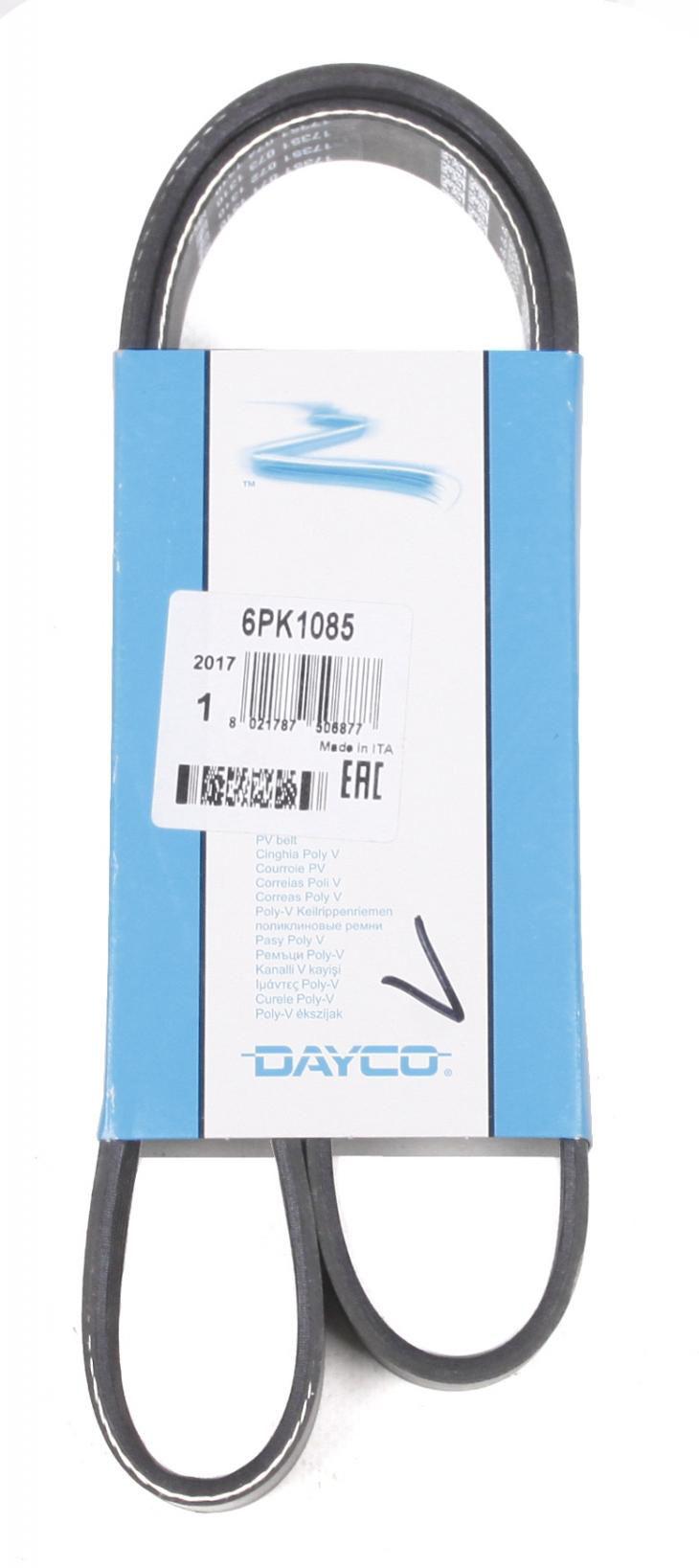 Ремінь генератора DAYCO для Fiat Palio/Strada 1.9 JTD 01- (6PK1085)