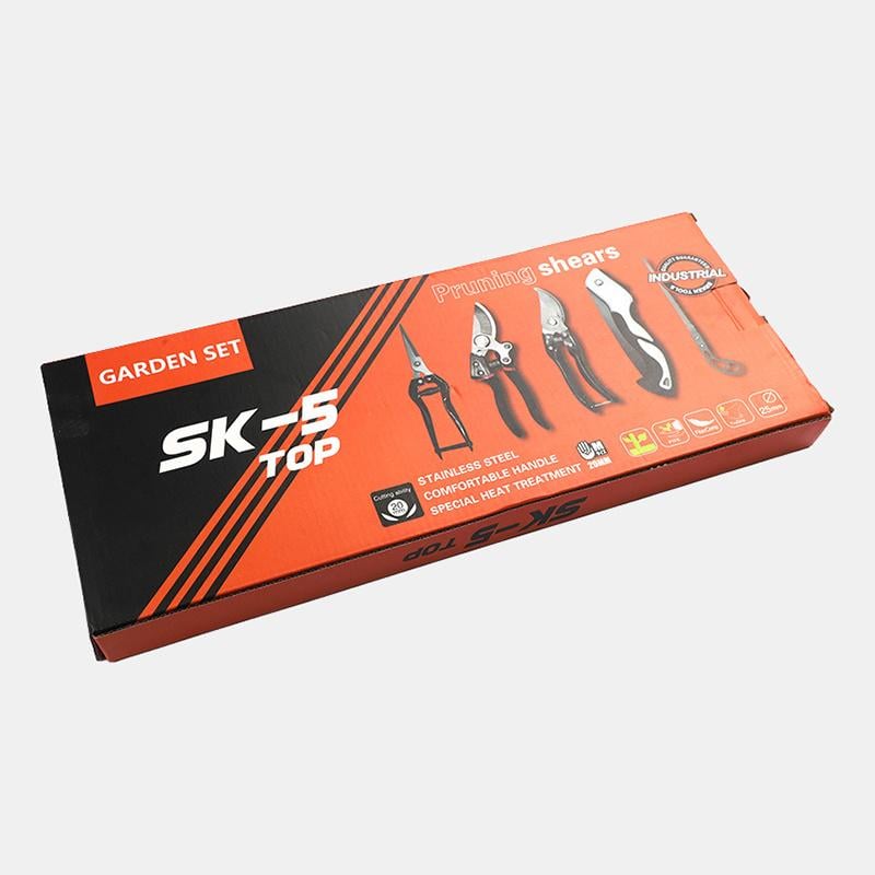 Набор садовый Garden Set SK-5 5в1 пила секатор ножницы кусторез и нож