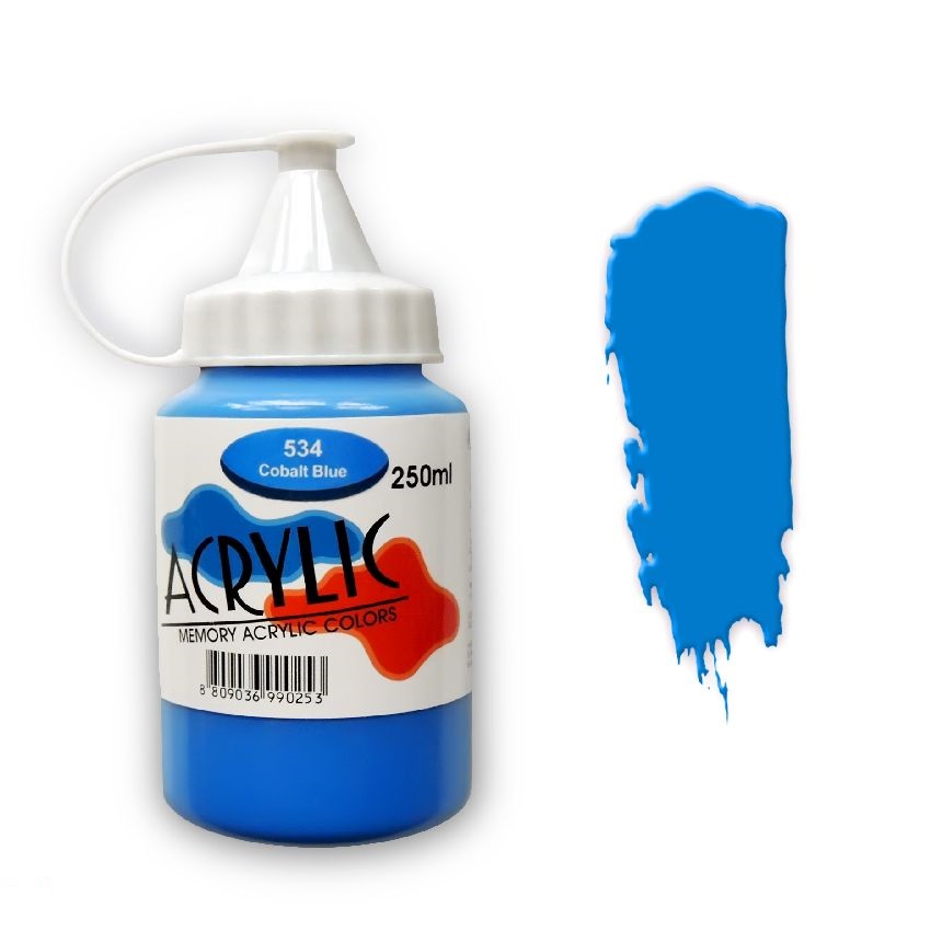 Краска акриловая Memory professional 250 мл Кобальт синий