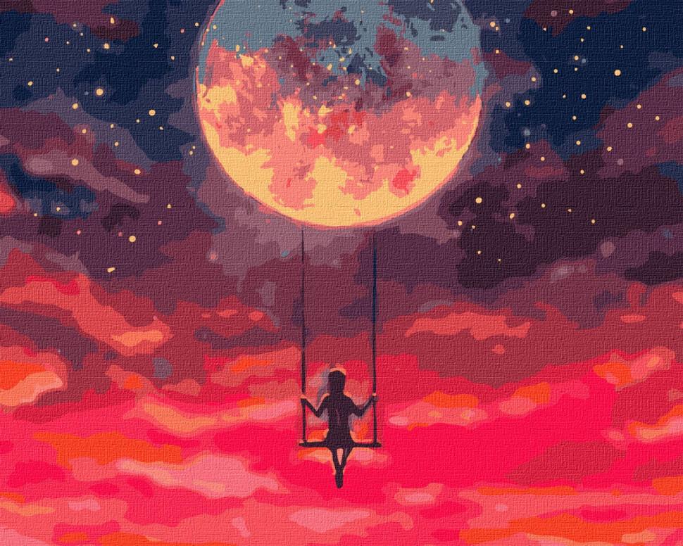 Картина по номерам Космические качели 40х50 см (KHO5045)