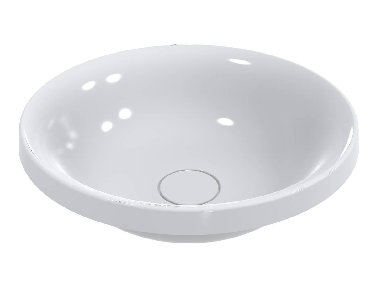 Умывальник Miraggio SIENA с литого мрамора глянцевый Белый (84100)