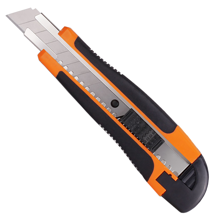 Нож строительный прорезиненный LT-tools 18 мм (0207) Нож строительный прорезиненный LT-tools 18 мм (0207)