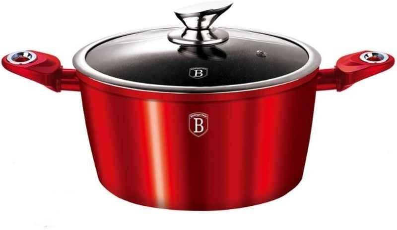 Каструля з кришкою Berlinger Haus BH-6192 8 л Червоний (14385560)