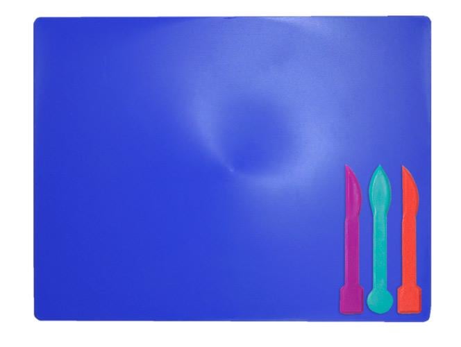 Дошка для пластиліну ZiBi 3 стека Синій (ZB.6910-02) Дошка для пластиліну ZiBi 3 стека Синій (ZB.6910-02)