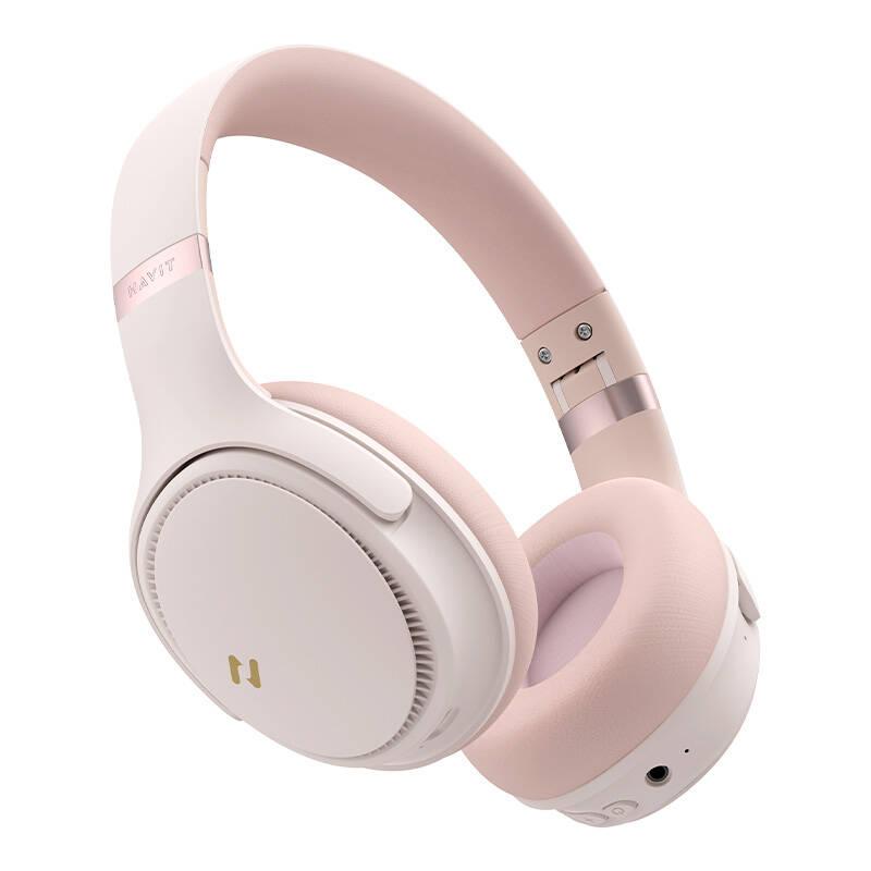 Навушники з мікрофоном Havit H630BT Pro Pink (502862)