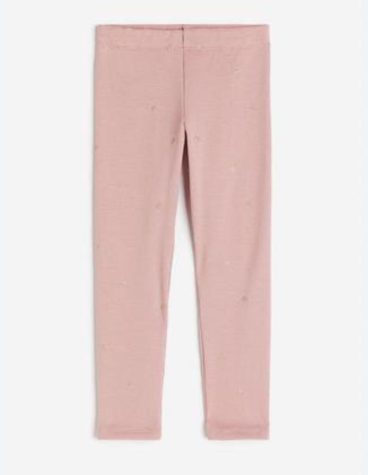 Леггинсы детские утепленные 134 см Розовый (1204229)