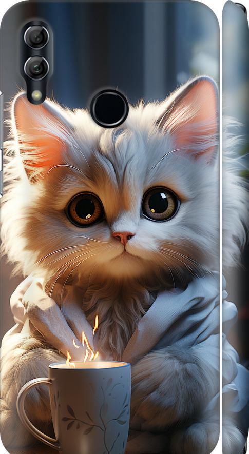 Чехол на Huawei Honor 10 Lite White cat (5646m-1618-42517)