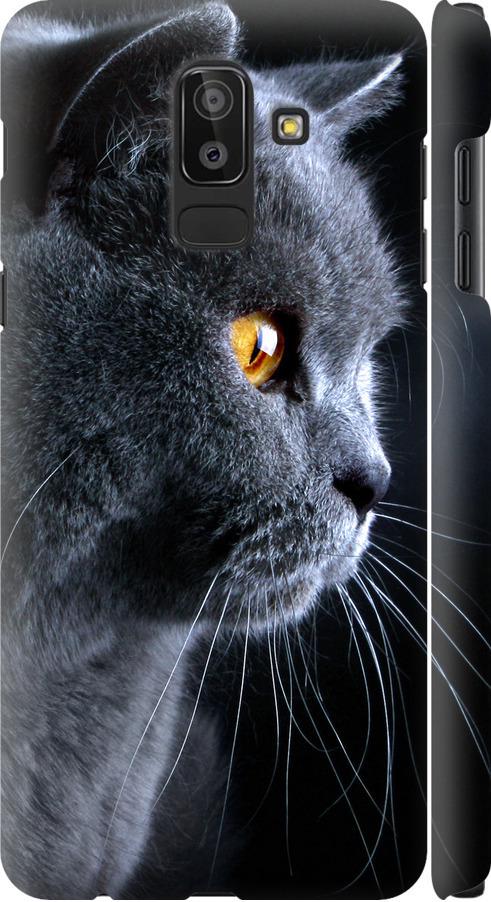 Чехол на Samsung Galaxy J8 2018 Красивый кот (3038m-1511-42517)