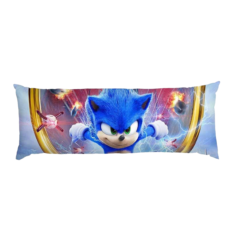 Подушка дакимакура Sonic the Hedgehog Popular movie габардин 180х60 см (113819-4)