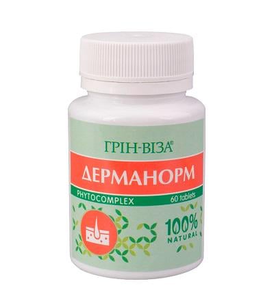 Таблетки від алергії Green-Visa Дерманорм 60 капс. (03/004)