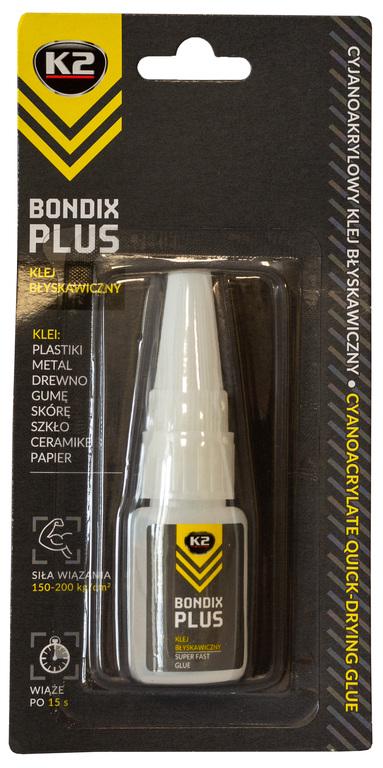 Клей супер K2 Bondix Plus 15 сек 10 г (000042759)