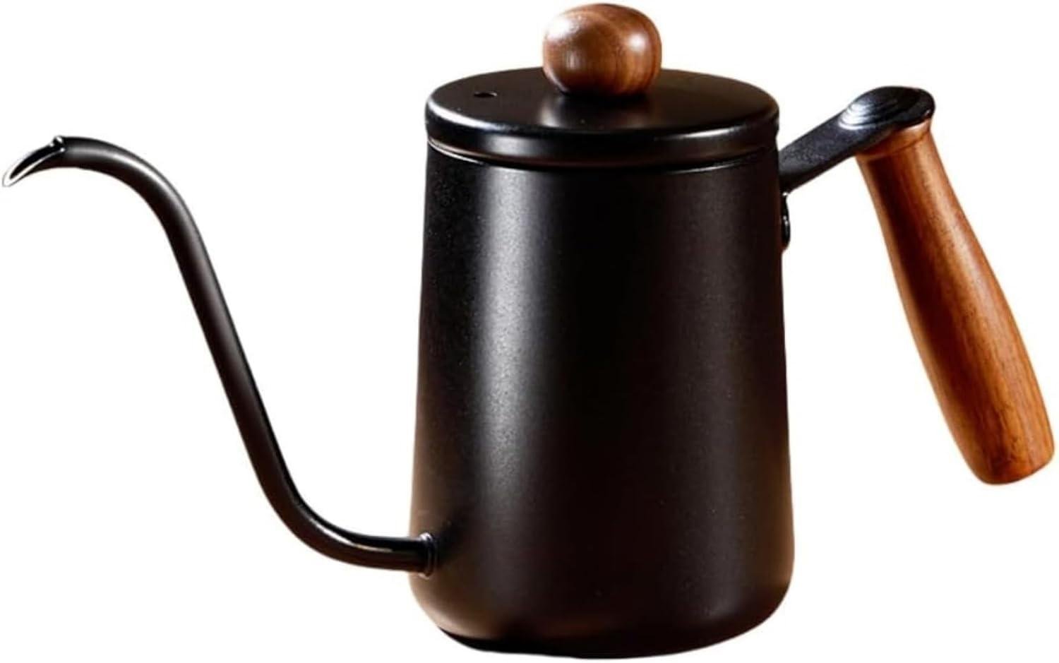 Чайник для кави з довгим носиком 600 мл Чорний (23714232)