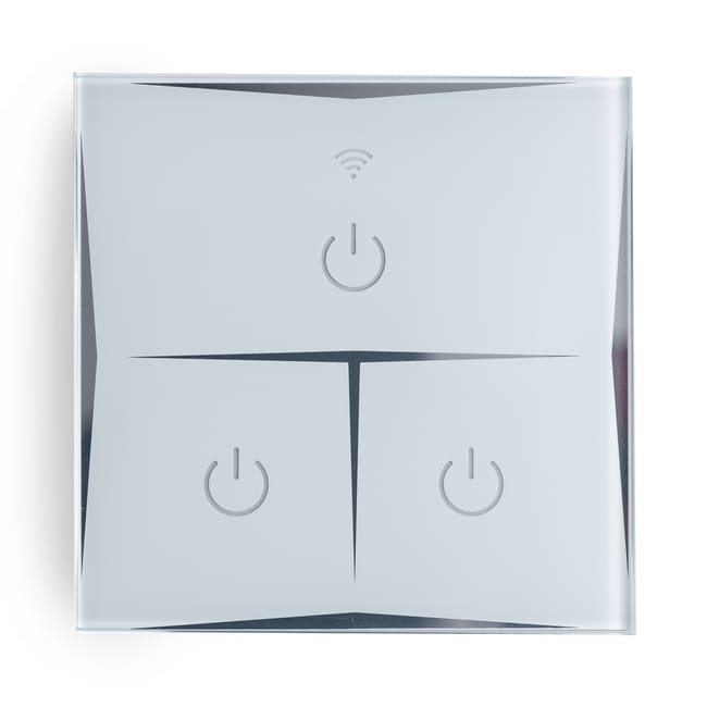 Вимикач розумного дому Smart Touch Switch CD302 3 клавіші Білий (1754868750)