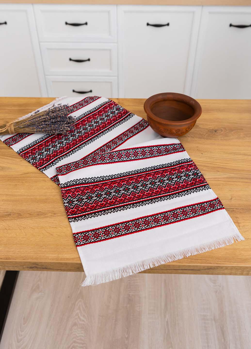 Полотенце вышитое с украинским орнаментом 75х35 см (анс1-1-35)