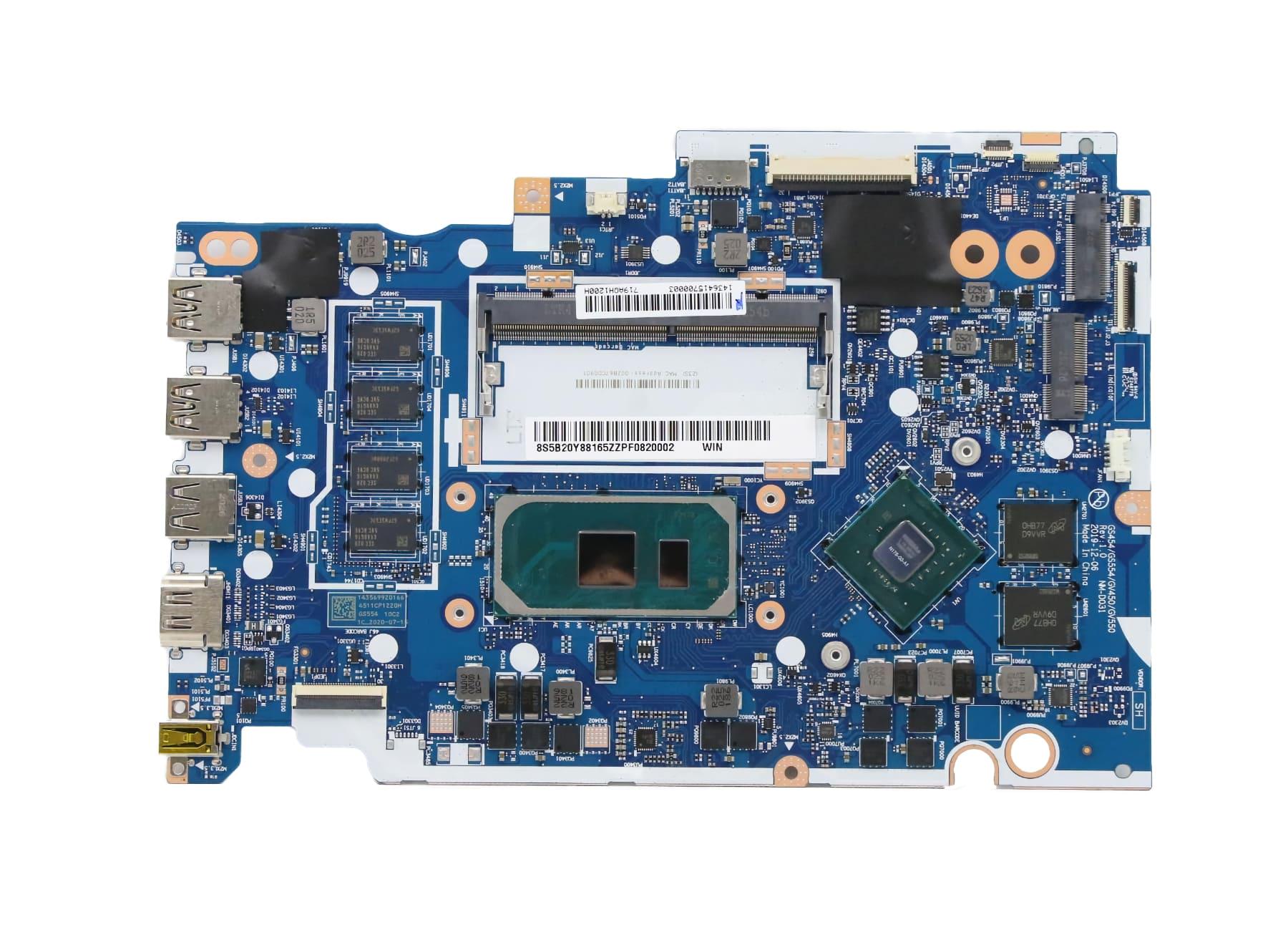 Материнская плата NM-D031 для ноутбука Lenovo ideapad 3 15IIL05 81WE Intel Core i3-1005G1/NVIDIA GeForce MX330 4GB (5B20Y88165)