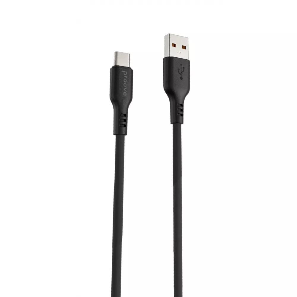 Кабель зарядный Proove Rebirth Type-C 2,4 А 1 м Black (594352)