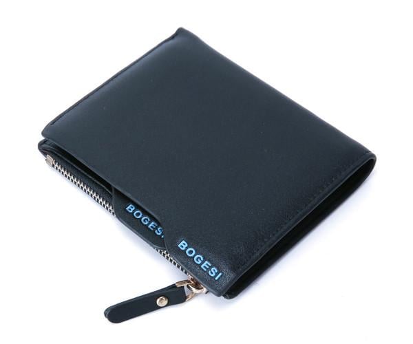 Кошелек мужской BOGESI с замком Синий