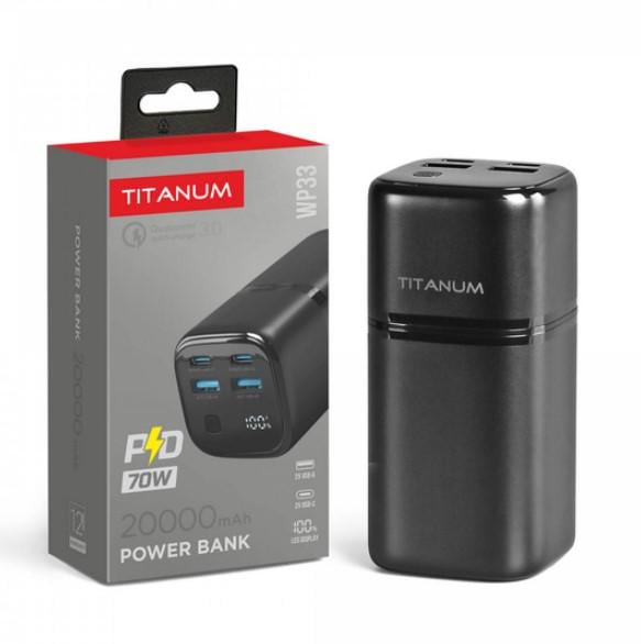 Повербанк TITANUM WP33 20000 mAh Black (TPB-WP33-B)