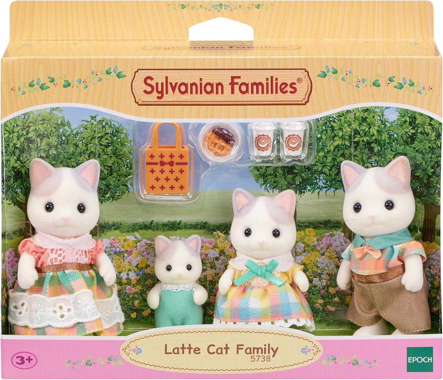 Детский игровой набор Sylvanian Families Latte Cat Family Семья кошек Лате (5738)